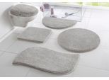 Badematte OTTO HOME "Merida, Badvorleger, Badezimmer Teppich" Gr. 80, grau (hellgrau), H:32mm, Kunstfaser, Badematten, Badematte, Badteppich, Uni Farben, rechteckig, rund & als 2-tlg. Set erhältlich
