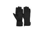 Skihandschuhe REUSCH "Loredana STORMBLOXX™ TOUCH-TEC™", Damen, Gr. 8,5, schwarz, 71% Polyester, 22% Polyamid, 4% Elasthan, 3% Lederimitat, mehrfarbig, Handschuhe, mit praktischer Touch-Funktion