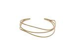 Armspange SKAGEN "Schmuck Geschenk Edelstahl Armschmuck KARIANA", gold (gelbgoldfarben), Armbänder, Damen, Edelstahl, Armspange