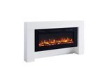BALDERIA Elektrokamin Zeus - Standkamin m it Heizung 2000 W, weiss