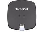 TechniSat DIGIDISH 45 Sat-Schüssel mit Twin-LNB & Wandhalterung, 2 TN schiefergrau