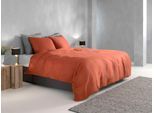 Bettwäsche ZO HOME "Zohome Baumwolle Mako-Satin Bettwäsche Satinado", orange (copper orang), B/L: 135cm x 200cm, 1 Stk., 1 Stk., Mako-Satin, B/L: 80cm x 80cm, 1 Stk., Mako-Satin, Obermaterial: 100% Baumwolle, Bettwäsche, Bettwäsche, Bettwäsche aus 100% Baumwolle, hochwertige Mako-Satin, ab 135x200 cm.