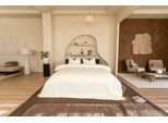 Bettwäsche KAYORI "Taga", beige (natur), B/L: 155cm x 220cm, 1 Stk., 1 Stk., Mako-Satin, B/L: 80cm x 80cm, 2 Stk., Mako-Satin, Obermaterial: 100% Baumwolle, Bettwäsche, Bettwäsche, Bio-Baumwolle
