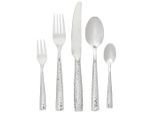 Novel Besteck-Set , Edelstahlfarben , Metall , 30-teilig , Lfgb , rostfrei, lebensmittelecht , Besteck, Besteck-Sets