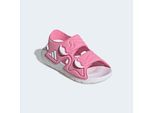 Badesandale ADIDAS SPORTSWEAR "ALTASWIM 3 SANDALE FÜR KINDER", Mädchen, Gr. 28, pink (bliss pink, ftwr weiß, bliss pink), Synthetik, Schuhe, Badelatschen für Kinder & Jugendliche