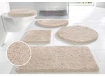 Badematte OTTO HOME "Sanremo, Badvorleger, Badezimmer Teppich, sehr weich" Gr. 11, beige (sand), H:30mm, Polyester, Badematten, Badematte, Badteppich, unifarben, rechteckig, rund & als 3-tlg. Set erhältlich