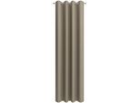 Vorhang NEUTEX FOR YOU "Linessa", beige (sand), B:137cm H:270cm, Jacquard, Polyester, Gardinen, Vorhang, Ösenschal mit Metallösen, Breite 137 cm, nach Maß