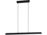 EGLO Hängeleuchte "SIMOLARIS-Z Hängelampe schwarz, ZigBee 3.0, Disco-Modus, Pendellampe", schwarz, H: 110cm, 1 Stk., Leuchten, Timer, App/Sprachsteuerung Alexa, 122x5,5x110cm, exkl. Fernbedienung, Hängeleuchte