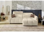 Ecksofa JOCKENHÖFER GRUPPE "Zoom L-Form, B: 263 cm, mit 60 cm elektr. Sitztiefenverstellung", beige (beige 412, 07), B:263cm T:190cm, Korpus: 100% Polyester;Zierkissen: 49% PES, 31% Polyproylen, 20% Acryl, Sofas, Ecksofa, 140kg Belastbarkeit, USB-Anschluss, Kopfteilverstellung & Zierkissen