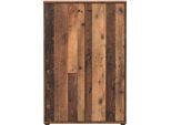 Kommode FORTE "Tempra, Kommode, 2 Türen, viel Stauraum, Höhe 111,1 cm", braun (old wood vintage), B:73,7cm H:111,1cm T:34,8cm, Sideboards, Kommode