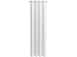 Vorhang NEUTEX FOR YOU "Allure", weiß (reinweiß), B:140cm H:250cm, Jacquard, Polyester, Gardinen, Vorhang, Ösenschal mit Metallösen, Breite 140 cm, nach Maß