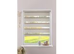 Doppelrollo OTTO HOME "PAGELLA" Gr. 1, beige (sand), B:40cm H:150cm, Polyester, Rollos, Doppelrollo, mit eingewebten Chenillefäden - sehr beliebt