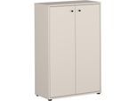 Kommode FORTE "Tempra, Kommode, 2 Türen, viel Stauraum, Höhe 111,1 cm", sand, B:73,7cm H:111,1cm T:34,8cm, Sideboards, Kommode, Breite 73,7 cm