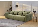 Big-Sofa JOCKENHÖFER GRUPPE "Gulliver, B: 298 cm", grün, B:298cm T:137cm, Korpus: 100% Polyester;Kissen: 100% Polyester, Sofas, Big-Sofa, mit Zierkissen, Federkernpolsterung für angenehmen Sitzkomfort