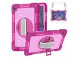 Für Samsung Galaxy Tab A11+ Plus / A9+ Plus 360 Grad Hülle Pink