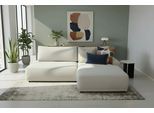 Ecksofa TRENDMANUFAKTUR "Fordon II, Schlafsofa mit Bettkasten, Couch in L-Form, Breite 250 cm", grau (sandgrau), B:250cm H:82cm T:167cm, 100% Polyester, Sofas, Ecksofa, in Struktur LUMOS, 3D-Effekt, sandgrau, Armlehne rechts