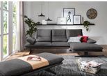 Ecksofa W.SCHILLIG "broadway, Designsofa mit tollem Sitzkomfort", grau (anthrazit s22), B:291cm H:94cm T:164cm, Flachgewebe S22 (100% Polyester), Sofas, Ecksofa, Sitztiefenverstellung, Kopfteil- & Seitenteilverstellung, Breite 291cm
