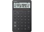 Casio Tischrechner JW-200DQ, LC-Display, 12 Stellen, kaufmännische Rundung, Mehrwertsteuer-Funktion, Batterie-/Solarbetrieb, B 109 x H 182 mm, schwarz