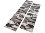 Bettumrandung OTTO HOME "Tritom" Gr. 14, beige (sand), H:9mm, Obermaterial: 100% Polypropylen, Bettumrandungen, Bettumrandung, mit besonders weichem Flor, Kurzflor, modernes Wellen Muster