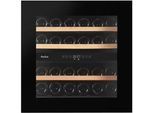 AMICA Einbauweinkühlschrank "WK 341 215 S", Energieeffizienz: F (A-G), schwarz, B:59cm H:59cm T:55cm, Weinkühlschränke