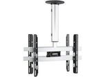 VCM TV-Deckenhalterung "TV Deckenhalterung CM4 höhenverstellbar 50-84 cm", silber, B:62cm T:12cm, Gerätehalterungen