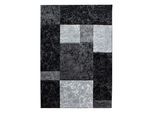 Flachwebeteppich Hawaii Schwarz ca. 140x200cm