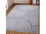 Teppich OTTO HOME "Fadel" Gr. 4, grau, B:160cm H:9mm L:230cm, Kunstfaser, Teppiche, Teppich, 3D-Effekt, softer Kurzflor, pflegeleicht, leichter Glanz, Scandi-Look
