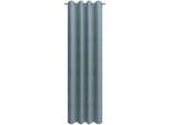 Vorhang NEUTEX FOR YOU "Libre-ECO", blau, B:142cm H:270cm, Jacquard, Polyester, Gardinen, Breite 142 cm, nach Maß
