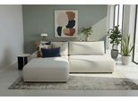 Ecksofa TRENDMANUFAKTUR "Fordon II, Schlafsofa mit Bettkasten, Couch in L-Form, Breite 250 cm", grau (sandgrau), B:250cm H:82cm T:167cm, 100% Polyester, Sofas, Ecksofa, in Struktur LUMOS, 3D-Effekt, sandgrau, Armlehne links