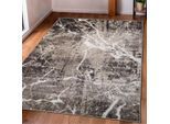 Teppich OTTO HOME "Manrik" Gr. 2, beige (sand), B:80cm H:9mm L:150cm, Kunstfaser, Teppiche, Teppich, mit besonders weichem Flor, Kurzflor, modernes Marmor-Design
