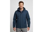 Outdoorjacke VAUDE "SE ME BORMIDA JACKET", Herren, Gr. 3XL, blau (schwarz sea), Obermaterial: 100% Polyester. Futter: 100% Polyamid. Wattierung: 100% Polyester, normal, Jacken Outdoorjacke, wasser- & winddicht & atmungsaktiv & wattiert, Übergangsjacke