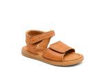 Sandale BISGAARD "Andrea", Mädchen, Gr. 30, cognac, Leder, festlich, Schuhe Sandale, Sommerschuh, Mädchen Schuh mit Klett, Größenschablone zum Download