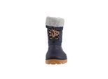 Stiefel LURCHI "Lurchi Joel Barefoot", Mädchen, Gr. 27, navy, Kunstfaser, Schuhe Stiefel
