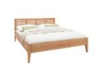 Linea Natura Bett, Buchefarben, Holz, Buche, massiv, 180x200 cm, Schlafzimmer, Komplette Schlafzimmer und Serien, Schlafzimmerserien