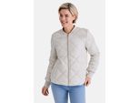 Steppjacke STOOKER WOMEN "JULIET Steppjacke", Damen, Gr. 48/50, beige stone, Stoff, 100% Polyester, regular fit, Jacken Steppjacke, Steppjacke Stehkragen Langarm für Damen