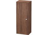 Duravit Brioso Halbhochschrank Individual 91-133cm BR1341L1021, Nussbaum Dunkel/Chrom, Tür links