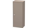 Duravit Brioso Halbhochschrank Individual 91-133cm BR1341R1043, Basalt Matt, Tür rechts, Griff Chrom