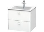Duravit Brioso Waschtischunterschrank BR410101818 620x553 mm, Weiß Matt, 2 Auszüge