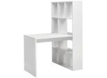 Mid.you Schreibtischkombination , Weiss , Holzwerkstoff , 9 Fächer , 94x149x110 cm , Stauraum , Büromöbel, Schreibtische, Schreibtischkombination