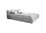 Boxxx Polsterbett, Weiß, Textil, Birke, Schichtholz, 120x200 cm, Bettkasten, gepolstertes Kopfteil, in verschiedenen Größen erhältlich, Schlafzimmer, Betten, Polsterbetten
