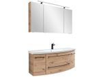 Sadena Badezimmer, Eiche Artisan, Holzwerkstoff, 2 Schublade(n) Schubladen, 121 cm, Made in Germany, hängend, Badezimmer, Badmöbelsets & Badmöbelserien, Badmöbel-Sets