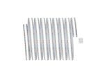 PAULMANN LED-Streifen "MaxLED 1000 Stripe 2,5m 23,5W 24V silber Kunststoff", silber (silberfarben), Flammen 1 Stk., Lichterketten, Full-Line COB 2700-6500K TunableWhite, LED-Streifen