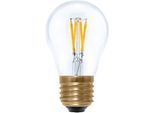 SEGULA LED-Leuchtmittel "Vintage Line", Energieeffizienz: F (A-G), transparent, L:85cm Ø:48cm, Leuchtmittel, dimmbar, Glühlampe klein klar, E27