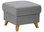 Stauraumhocker HOME AFFAIRE "Westerland", grau, B:58cm H:48cm T:58cm, 100% Polyester, Hocker, Stauraumhocker, in vielen Bezugsarten und Farben, auch in Luxus-Microfaser imprägniert