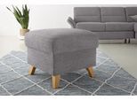 Stauraumhocker HOME AFFAIRE "Westerland", silber, B:58cm H:48cm T:58cm, 100% Polyester, Hocker, Stauraumhocker, in vielen Bezugsarten und Farben, auch in Luxus-Microfaser imprägniert