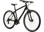 Crossrad KROSS "Evado 2.0" Gr. 53, schwarz (schwarz, schwarz), Fahrräder, Herren, 53cm, 28 Zoll (71,12cm) hinten: 28 Zoll (71,12cm), Crossrad