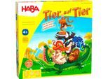 Spiel HABA "Tier auf Tier - Der Klassiker unter den Stapelspielen", bunt, Spiele, Kinder, Holz, Spiel