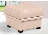Polsterhocker SIT & MORE "Savona, B: 58 cm", beige (natur), B:58cm H:45cm T:58cm, SOFTLUX-Kunstleder;SOFTLUX/Struktur (Korpus in Kunstleder, Sitz und Rücken in Strukturstoff aus 75% Polyester und 25% Viskose);NaturLEDER (echtes Rindsleder in Sitz und Rücken, Korpus in farblich Kunstleder);Luxus-Microfaser Altara Nubuck (100% Polyester, Hocker, Polsterhocker, individuell zu kombinieren