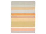Wohndecke BIEDERLACK "Stripe oasis", bunt, B:150cm L:200cm, Kaschmir, Wolle, Wohndecken, Wohndecke, Sommerdecke aus 100% Baumwolle