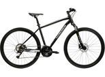 Crossrad KROSS "Evado 4.0" Gr. 48, schwarz (schwarz, schwarz), Fahrräder, Herren, 48cm, 28 Zoll (71,12cm) hinten: 28 Zoll (71,12cm), Crossrad